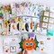 24 Set Halloween DIY Foam Pumpkin Craft Kits for Kids – Spider, Bat, Witch, Cat & Vampire Character Decorations – Halloween Arts & Crafts Classroom Activity, Party Favor & Fall Craft Project Set